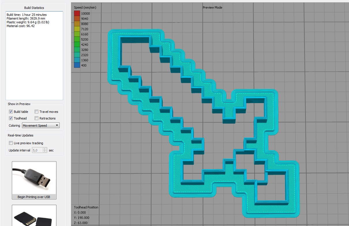 STL file Forms for cookies and gingerbread Sword Minecraft・3D printer