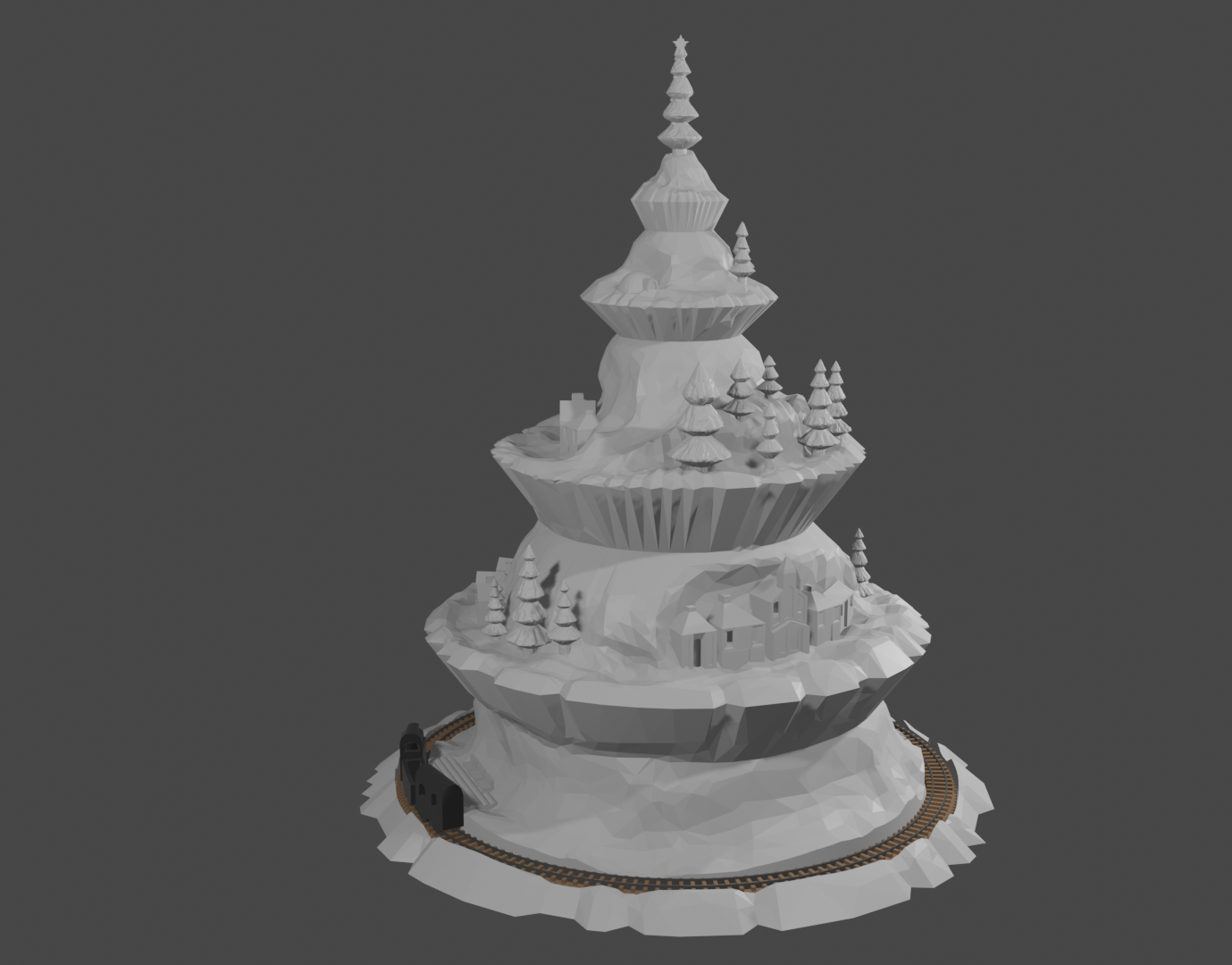 Free STL file Gift for Free 2020 Christmas Tree Village 🎁・3D printable ...
