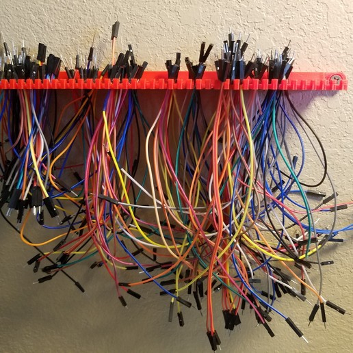 Download free 3D printing files Jumper wire rack v3 ・ Cults
