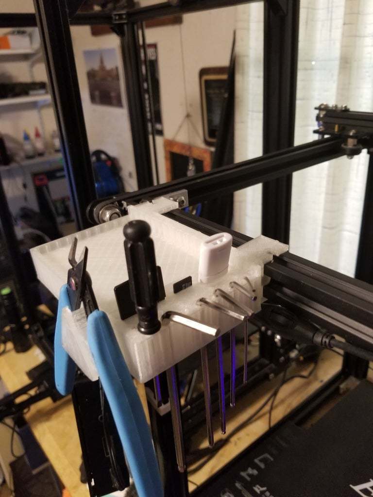 Free STL file Ender 5 Raspberry Pi Shelf with Tools・3D printing idea to ...