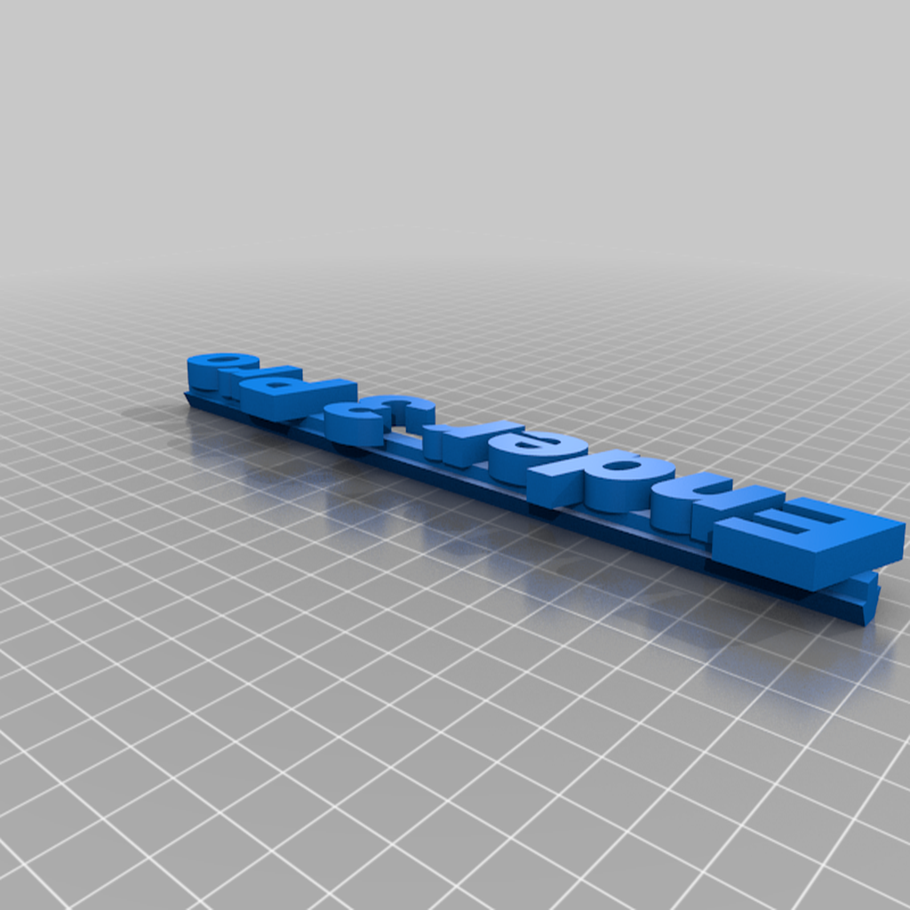 Download Free STL File Ender 3 Pro Head Badge 3D Print Object Cults download-free-stl-file-ender-3-pro-head-badge-3d-print-object-cults
