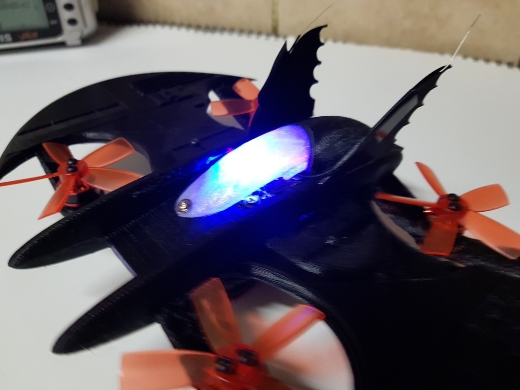 Free STL file RC Bat Plane Quadcopter 🦇・3D printer design to download・Cults