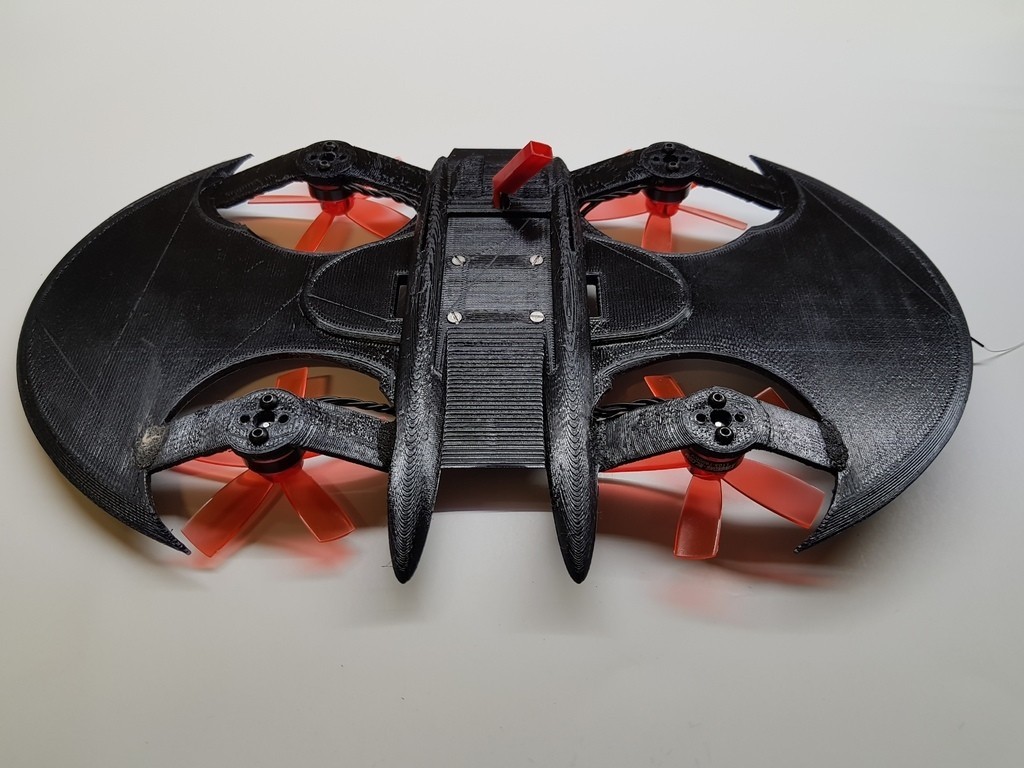 Free STL file RC Bat Plane Quadcopter 🦇・3D printer design to download・Cults