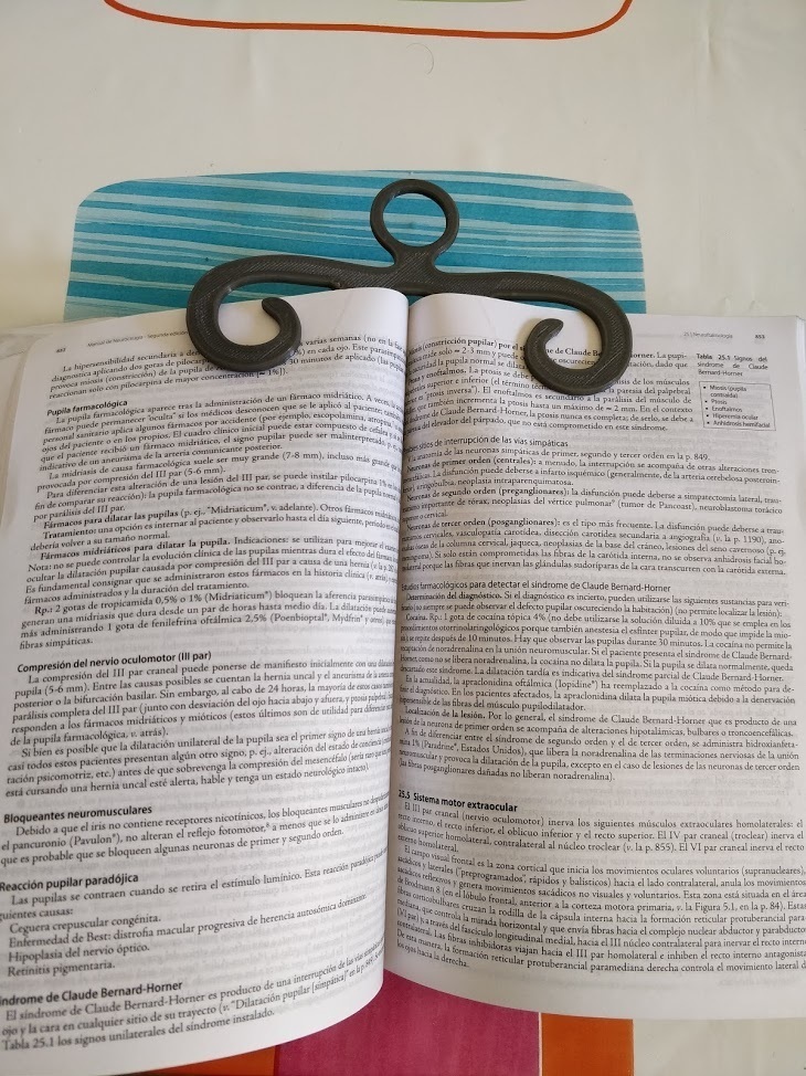 Free 3D file Book Page Holder 📚・Template to download and 3D print・Cults