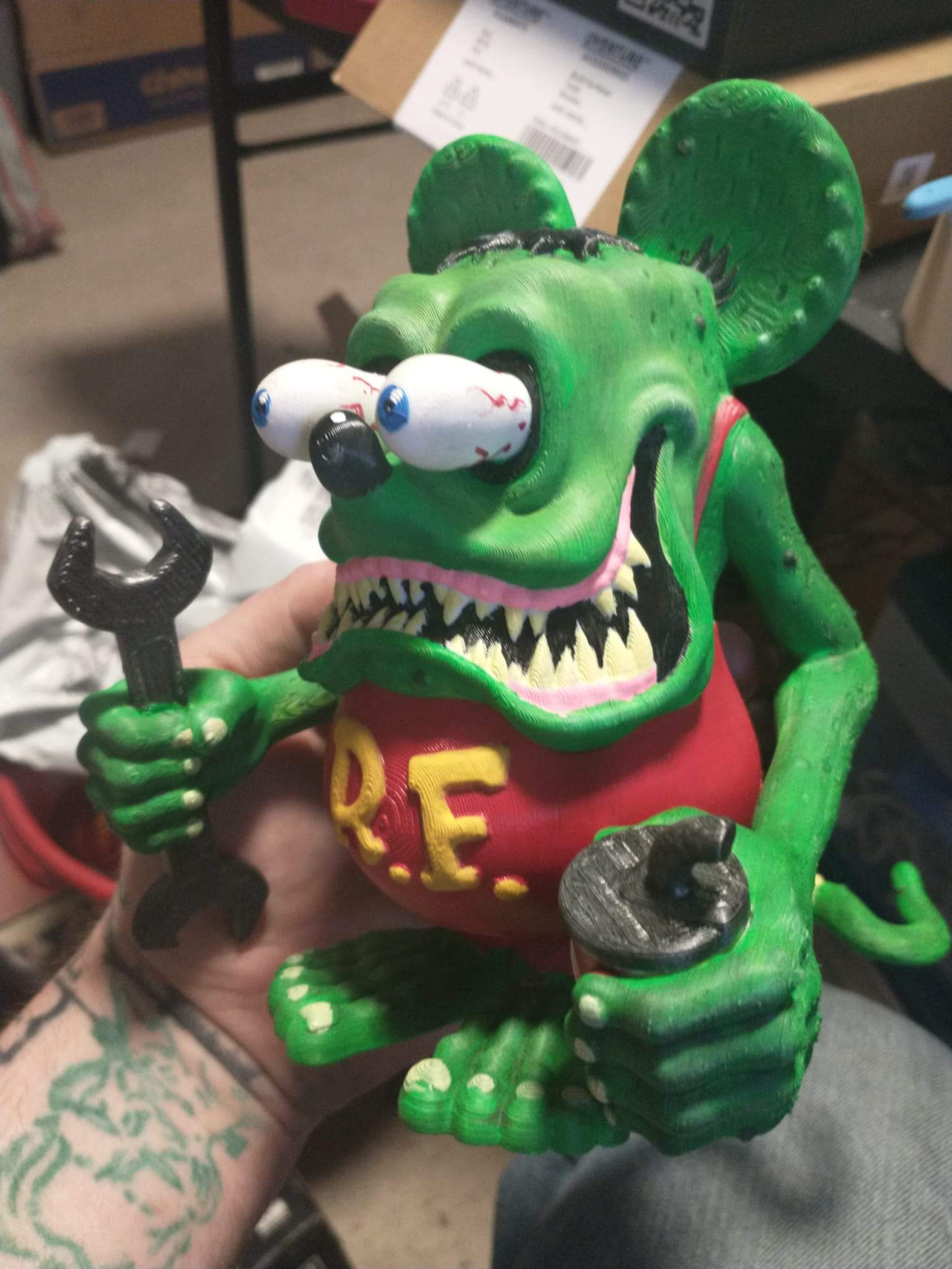 3D printable RAT FINK・Cults