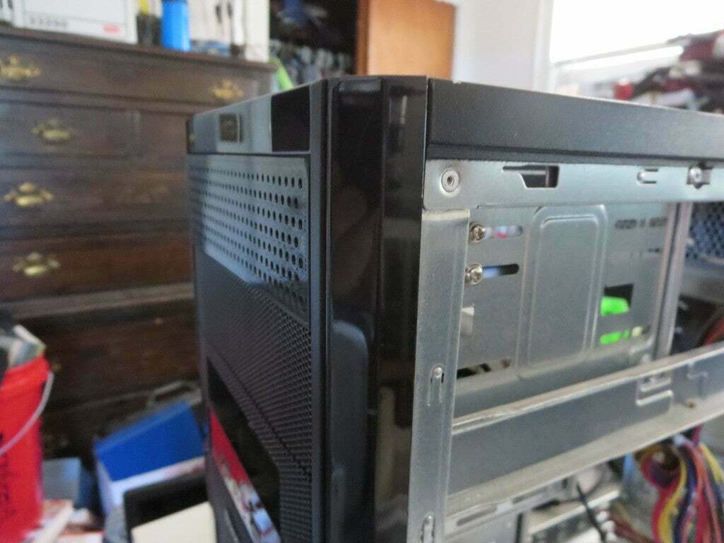 HIGH POWER Universal PC Perforated Black Mesh 5.25 Inch Drive Bay Cover Plate