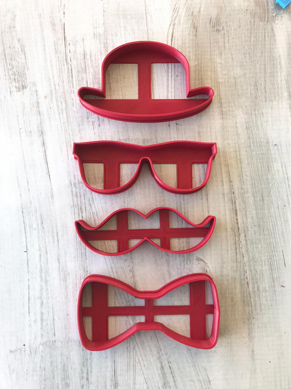 Free STL file FATHER'S DAY COOKIE CUTTER・Model to download and 3D print