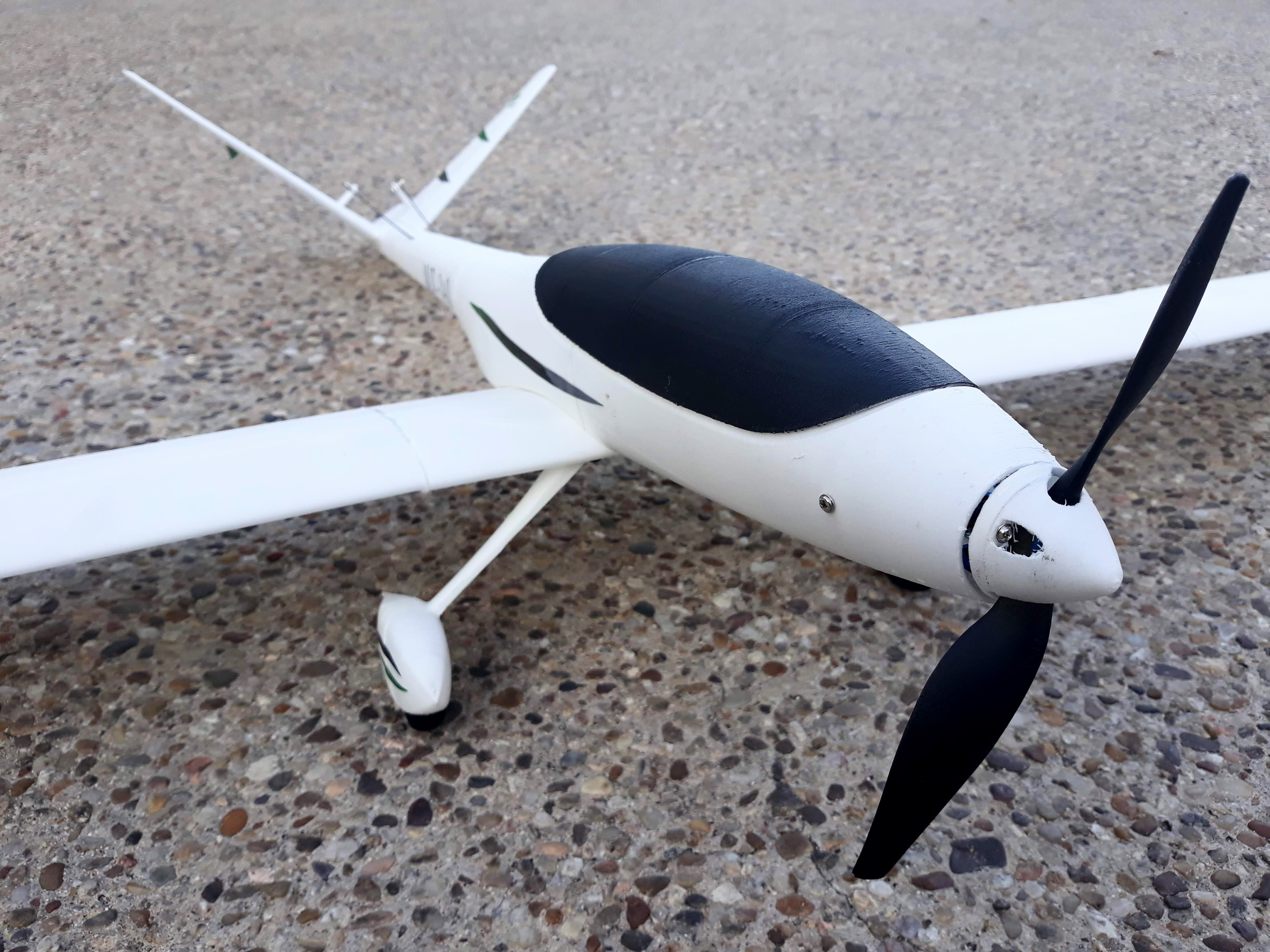 3d printed plane model
