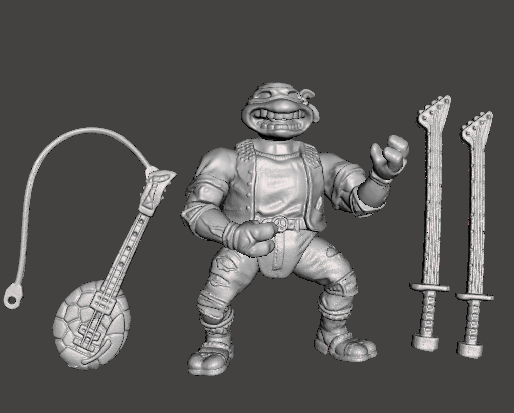 Fichier STL TMNT ROCKER LEO VINTAGE ( TEENAGE MUTANT NINJA TURTLES) ♌ ...