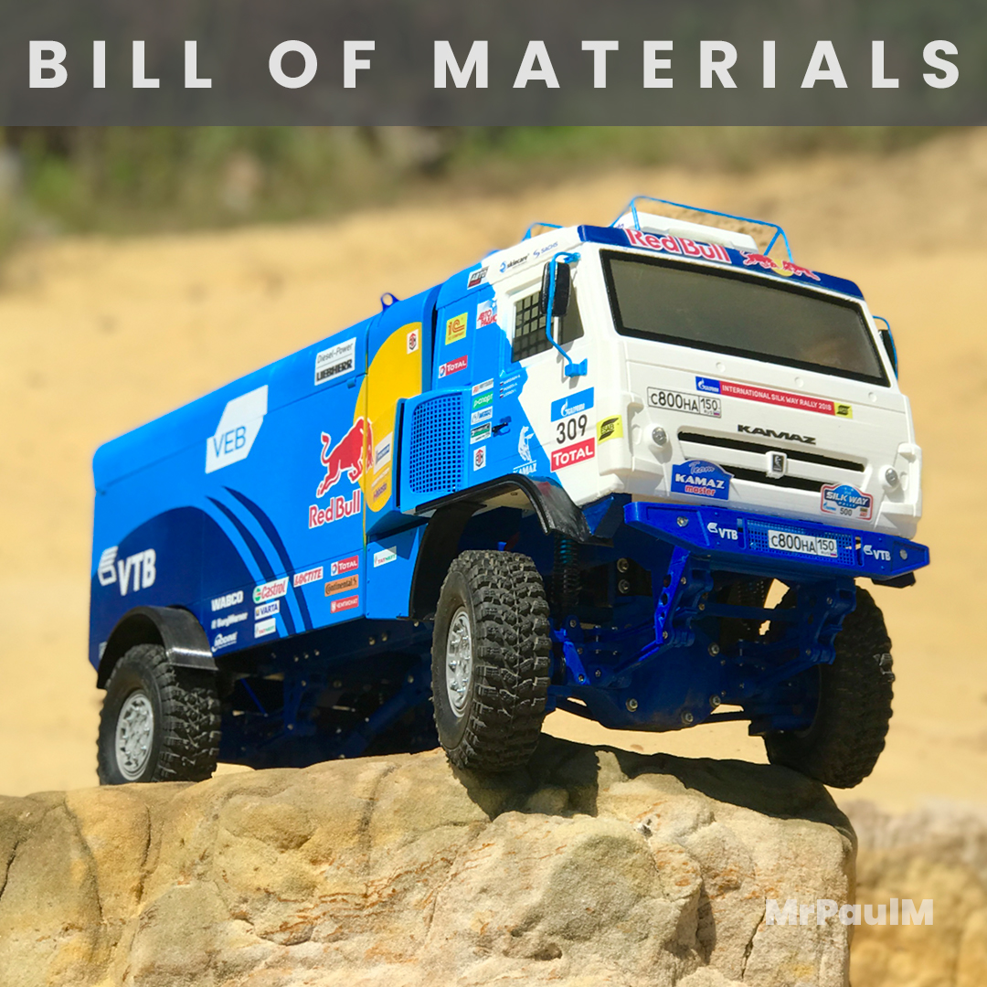 Free 3D file RC TRUCK KAMAZ MASTER MK.2 4x4: BILL OF MATERIALS 🚚・3D ...