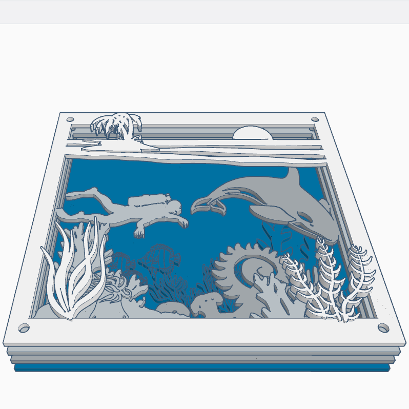 Free STL file Ocean 3D 🌊・3D printer design to download・Cults