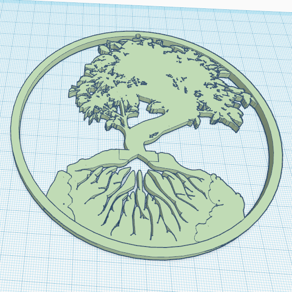 Arbre De Vie En Impression 3D – Mural, Noir, Décoration Intérieure