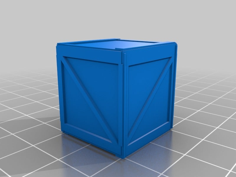 Free STL file 1-87 HO scale Wood shipping crates 🪵・3D printing model to ...