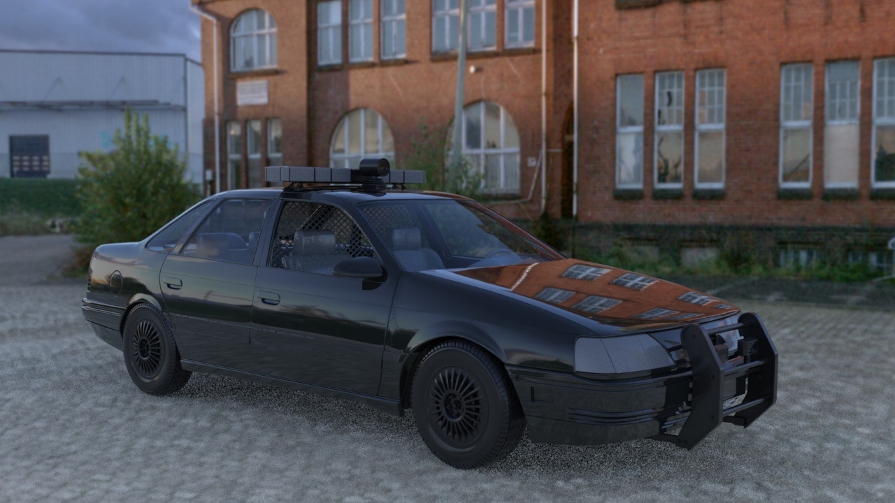 OBJ file Police Car 3D print model 🚓・Model to download and 3D print・Cults