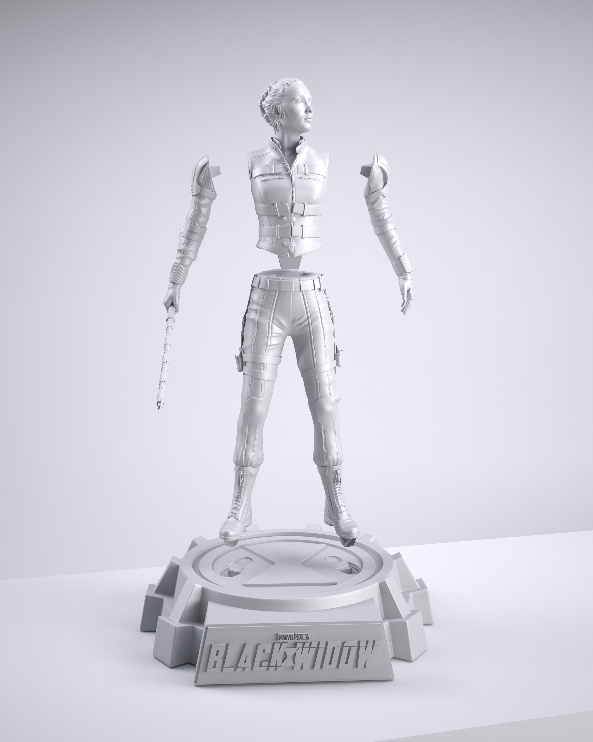 STL file Black Widow - Yelena Belova 3D print model 🎬・3D print model to ...