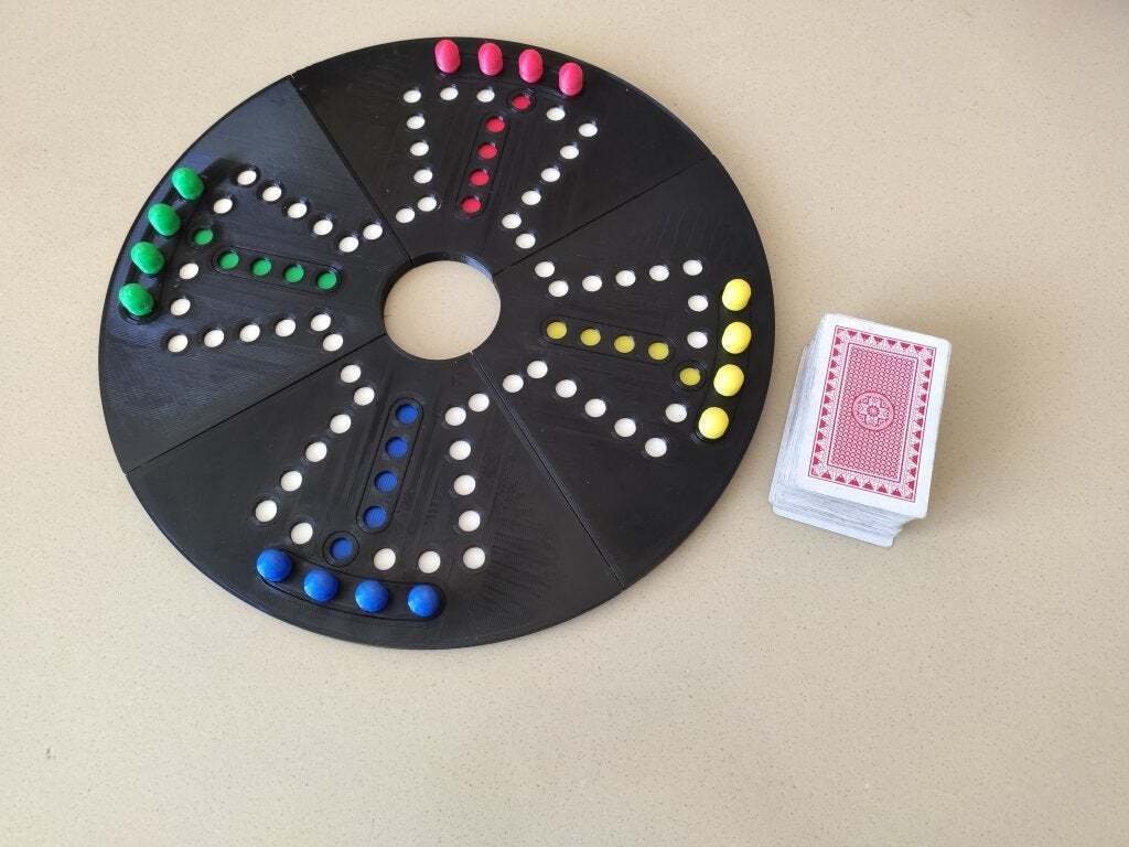 STL-Datei Modular Magnetic Dog Tock Board Game for up to 8 Players  kostenlos・Design für 3D-Drucker zum herunterladen・Cults