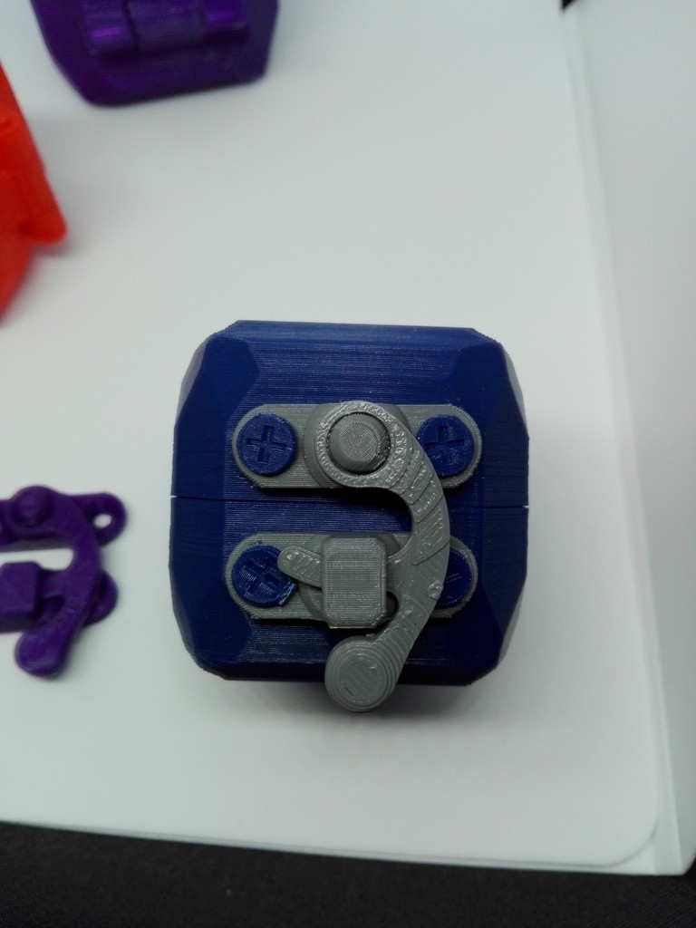 Free STL file Classic style hasp for boxes 📦・Model to download and 3D