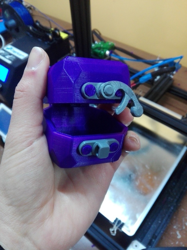 Free STL file Classic style hasp for boxes 📦・Model to download and 3D