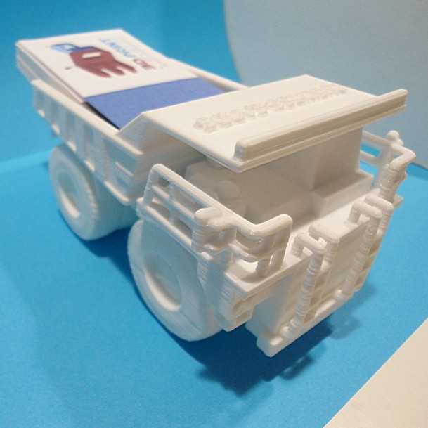 STL file Dump truck business card holder・3D printer model to download・Cults