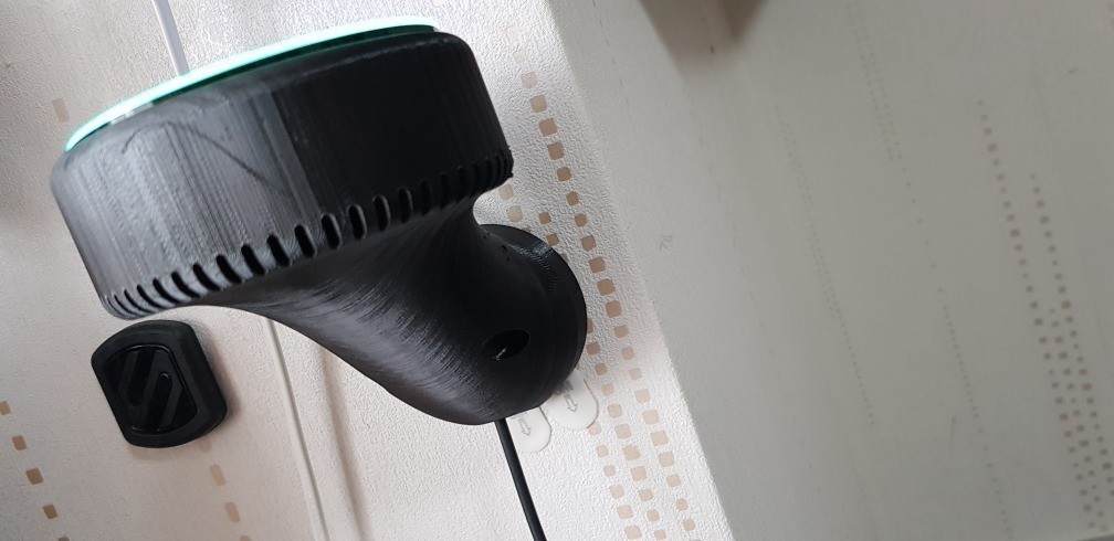 Free STL file Wall mount for Echo Dot・3D print design to download・Cults