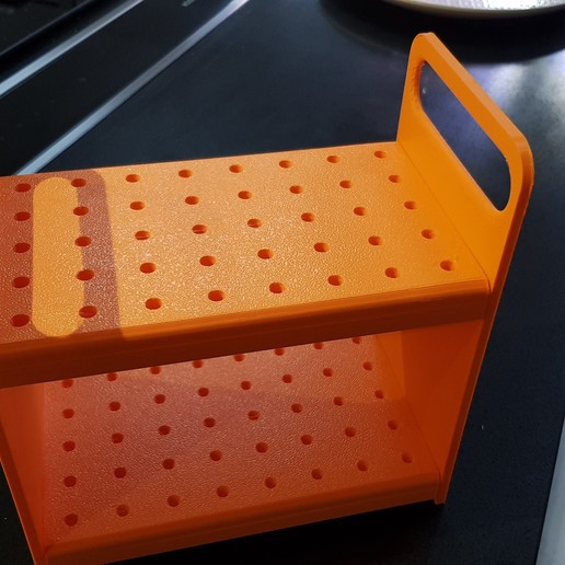 Download STL file NMR Tube rack Slot Together ・ Cults