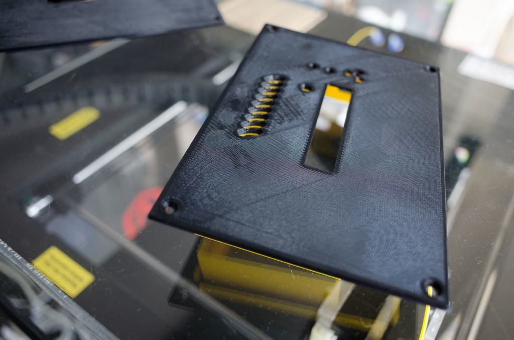Geiger Panel Бесплатный STL файл Panel-enclosure for new SMD-based geiger counter by ...