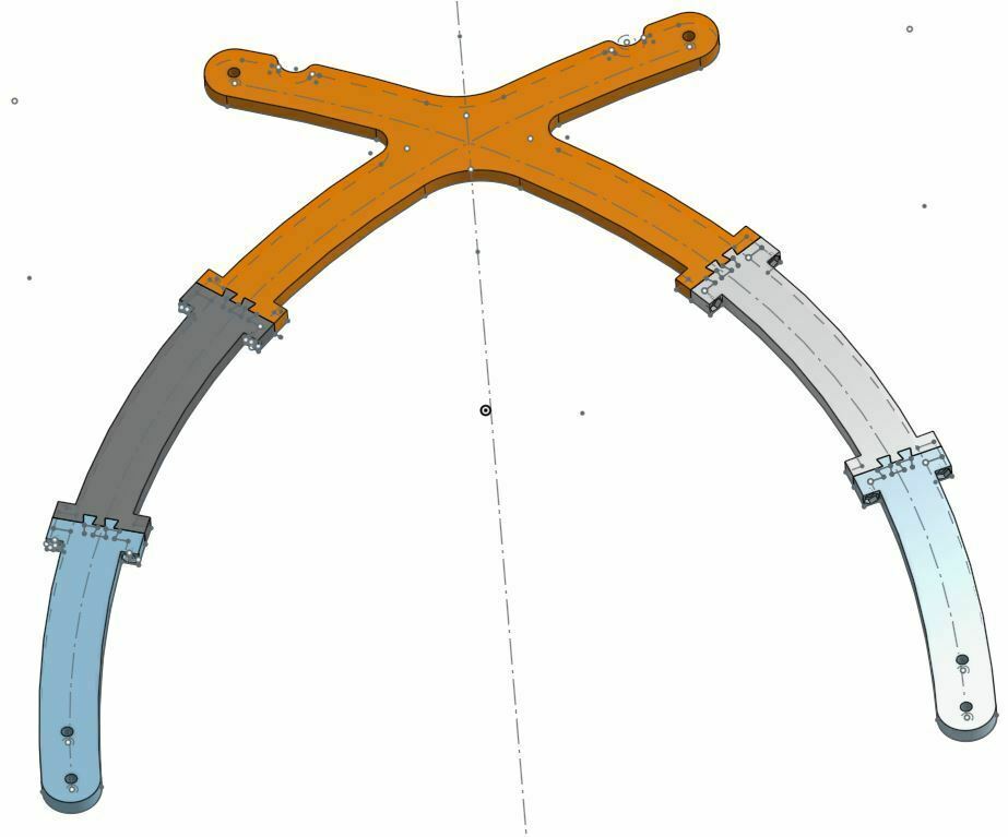 Free 3D file Cross Frame Anet A8 - Reinforced Joints ・3D printable ...