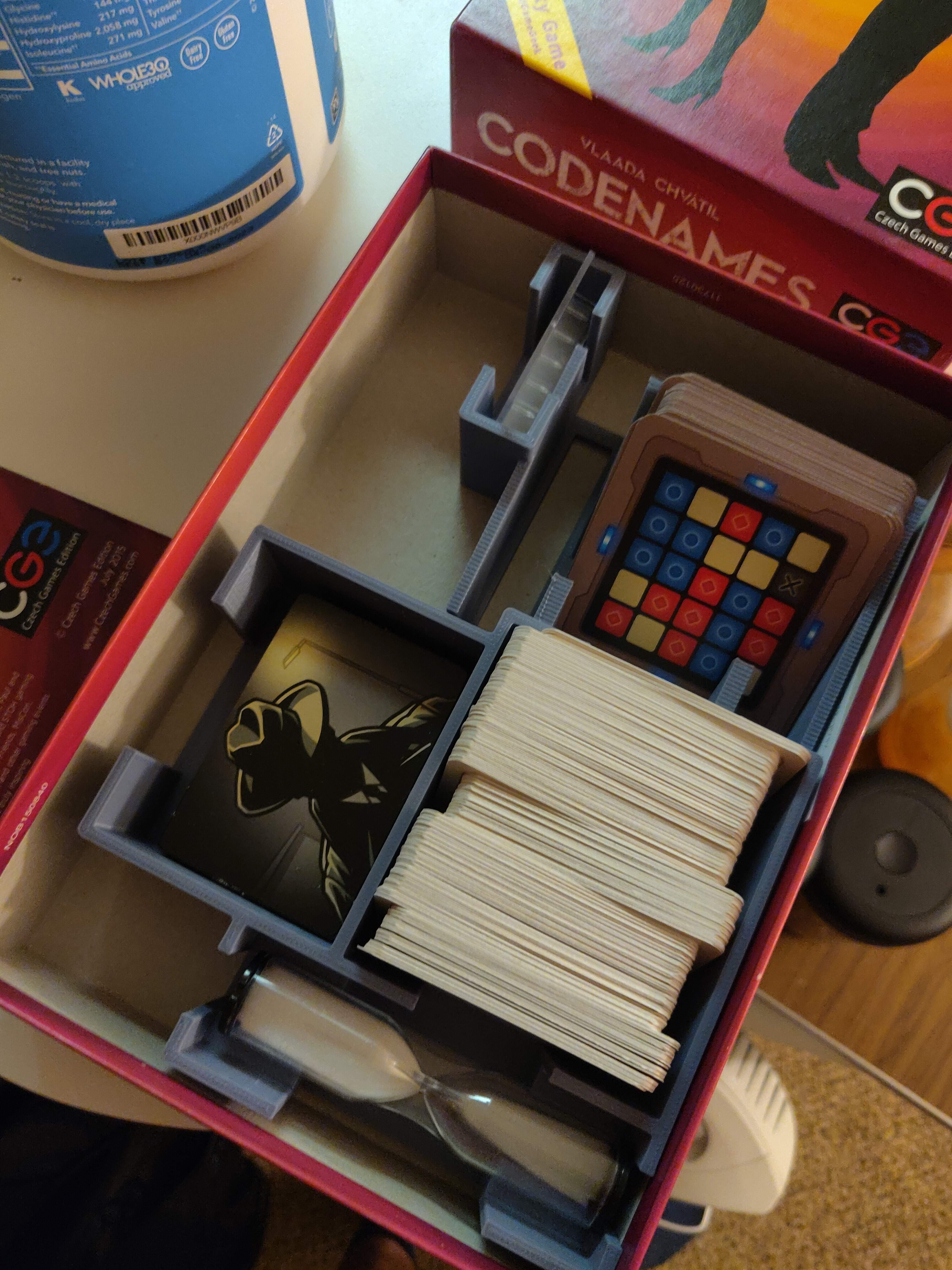 Free STL file Codenames Box Oranizer 📦・3D printable model to download・Cults