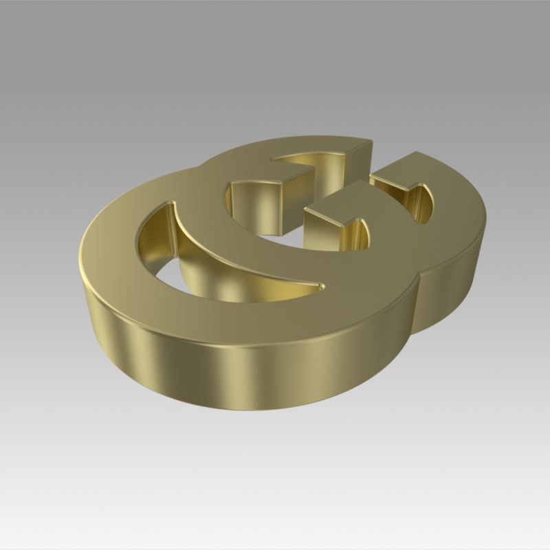 STL file Gucci logo 👜・3D print design to download・Cults