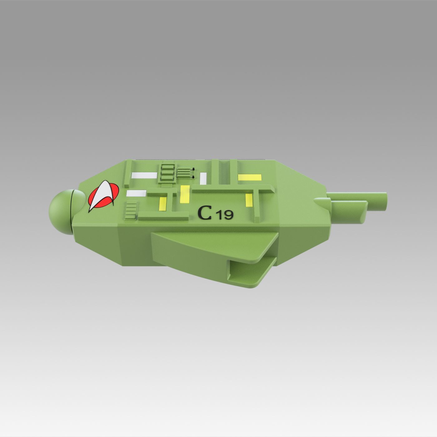 STL file Star Trek The WrathKhan Hero Electronic Boatswains Whistle・3D printable model to