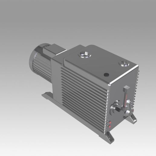 Download 3D printer model Rotary vane vacuum pump ・ Cults