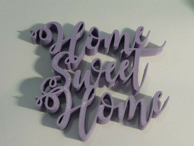 STL file Home Sweet Home・3D printable model to download・Cults