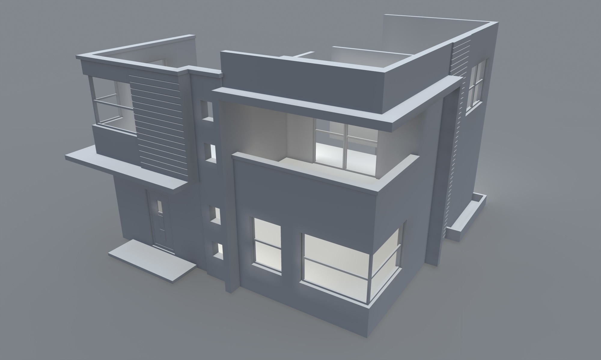 Download STL file Modern Design Doll House STL File • 3D print design