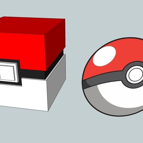 Download Free 3d Printing Designs Pokecube The Square Pokeball