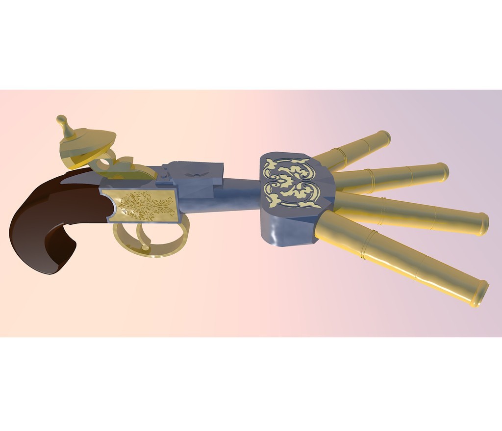 Free STL file Duck's foot gun・3D printable design to download・Cults