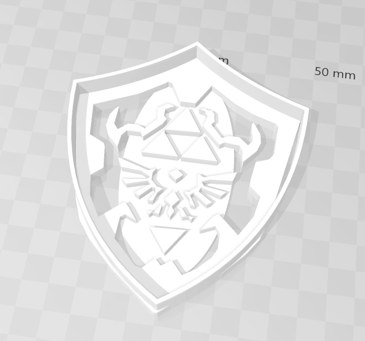 STL file Hylian Shield Zelda cookie cutter・Model to download and 3D  print・Cults