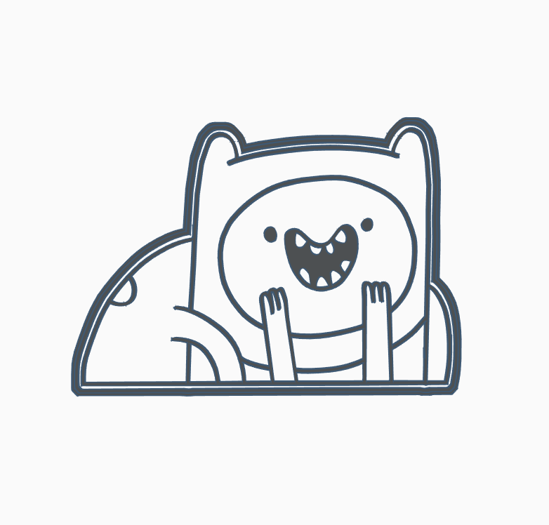 Adventure Time Drawing Template
