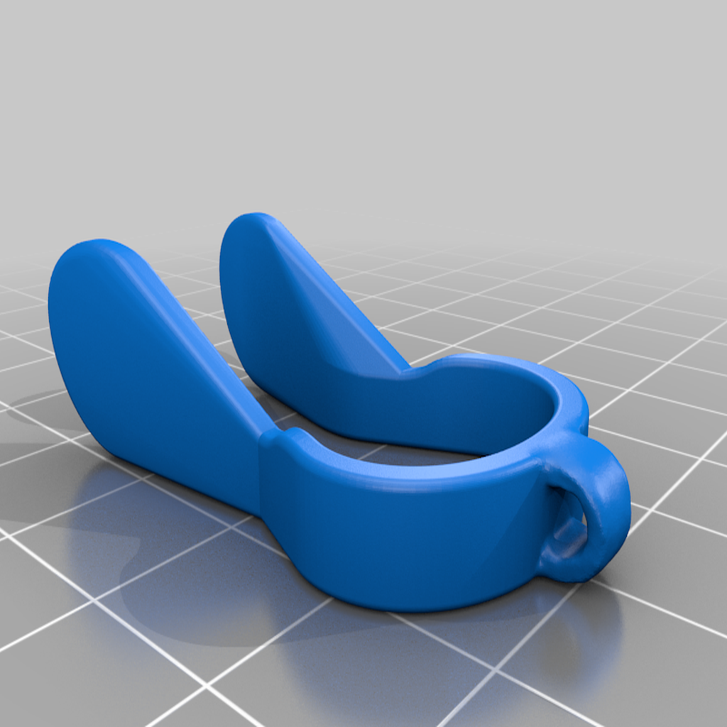 Free STL file Nose plug for swimming, remix of towerdweller's・3D