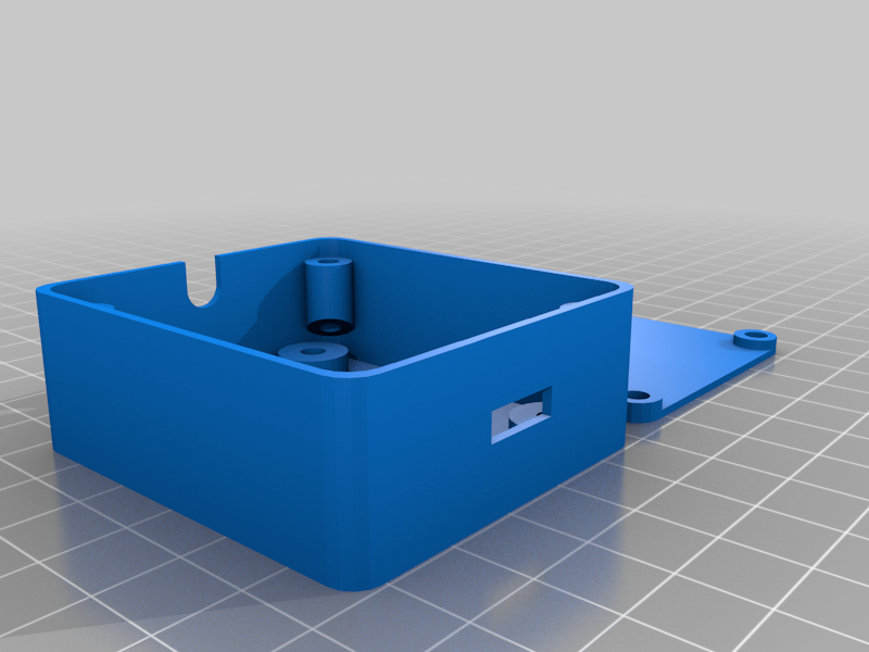 Download free SCAD file USB paddle game controller • 3D print template