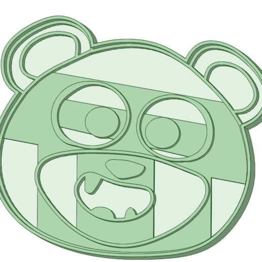 Descargar archivo 3D Osito gominola canciones del zoo cookie cutter ・ Cults