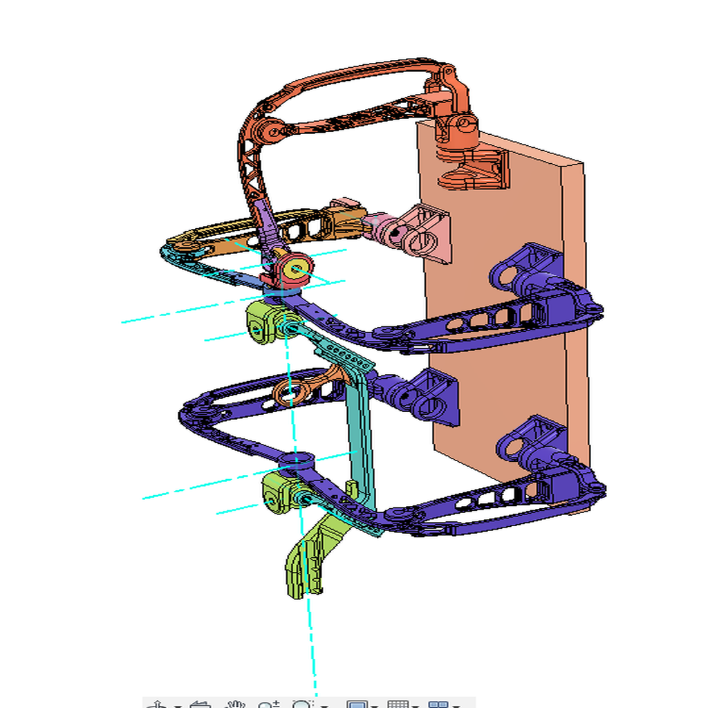 Free STL file 5 DOF - ART link- new type of Robot Leg・3D print model to ...