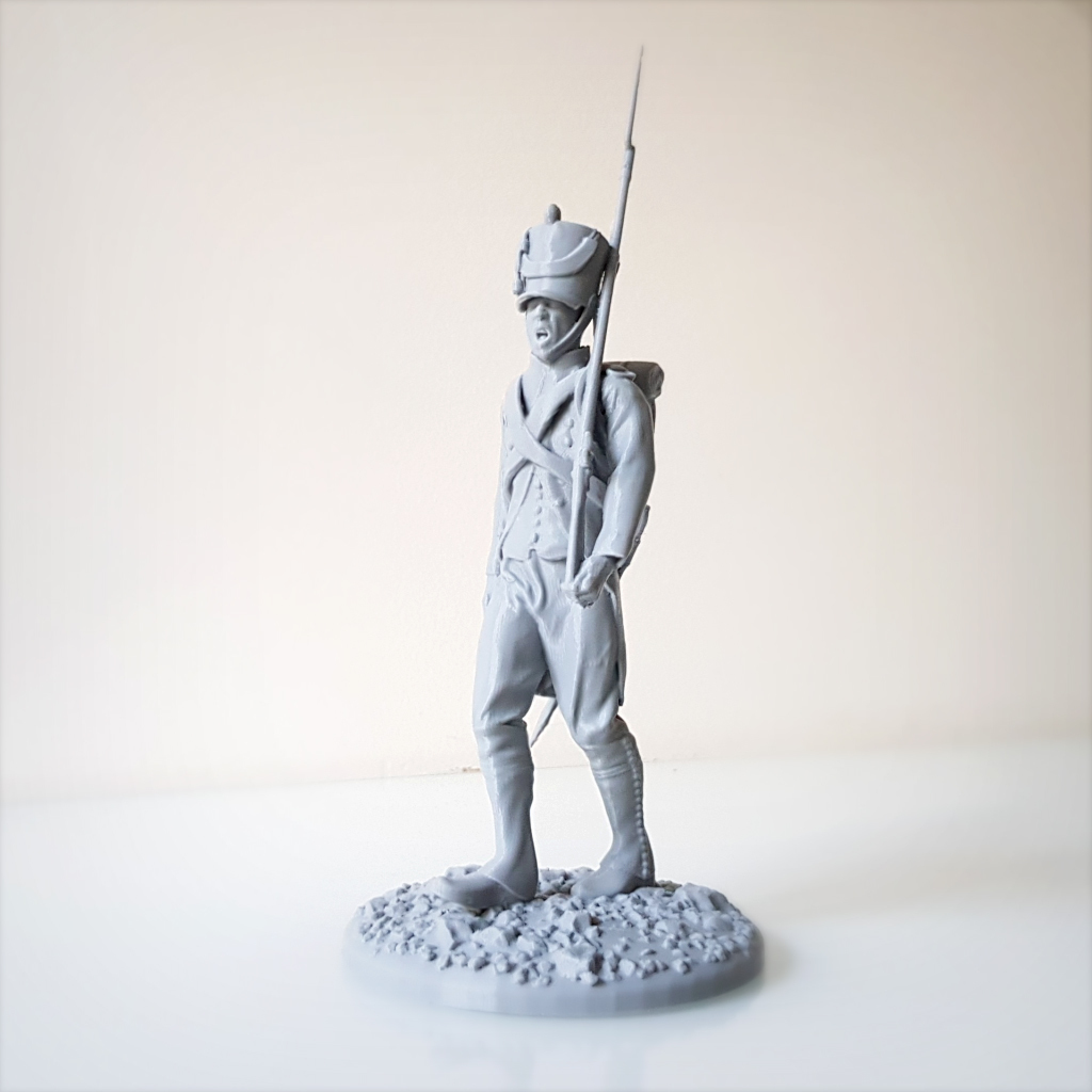 STL file Napoleonic soldier walk, Napoleonic Infantry 1805.・3D printer