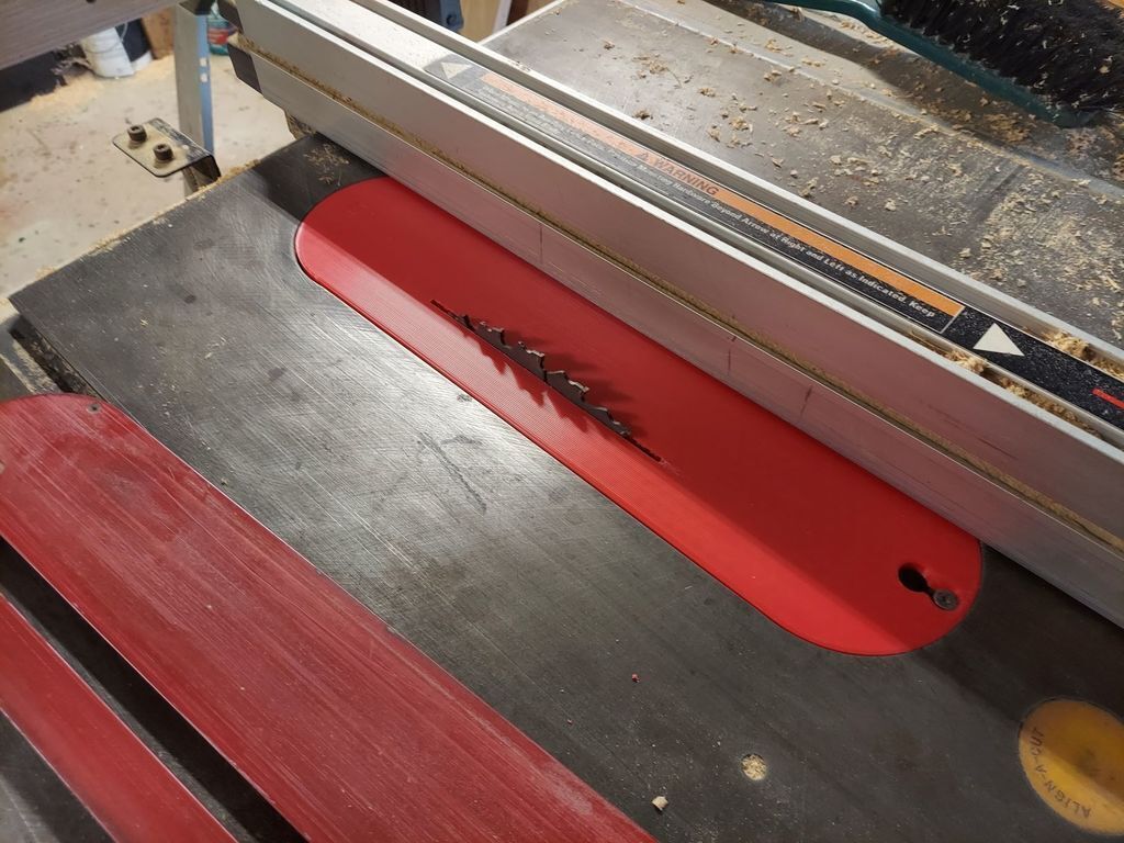 Free STL file Craftsman tablesaw zero clearance throat plate 🪚・3D ...