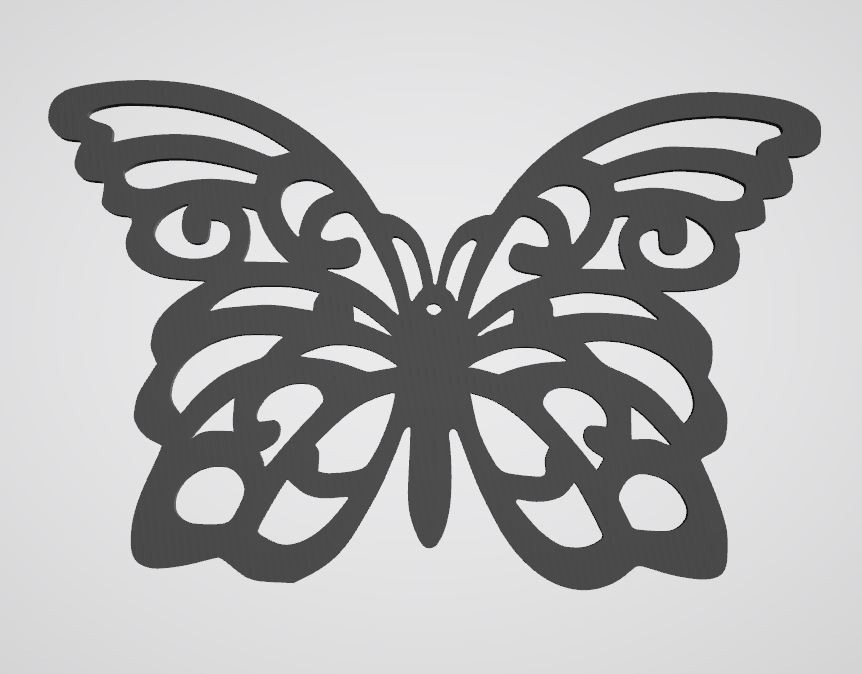 Download 3d Printing Designs Butterfly Wall Decoration 2 Cults