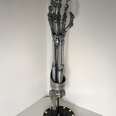 Download free STL file DIY Life-Size Terminator Arm Lamp • 3D printer ...