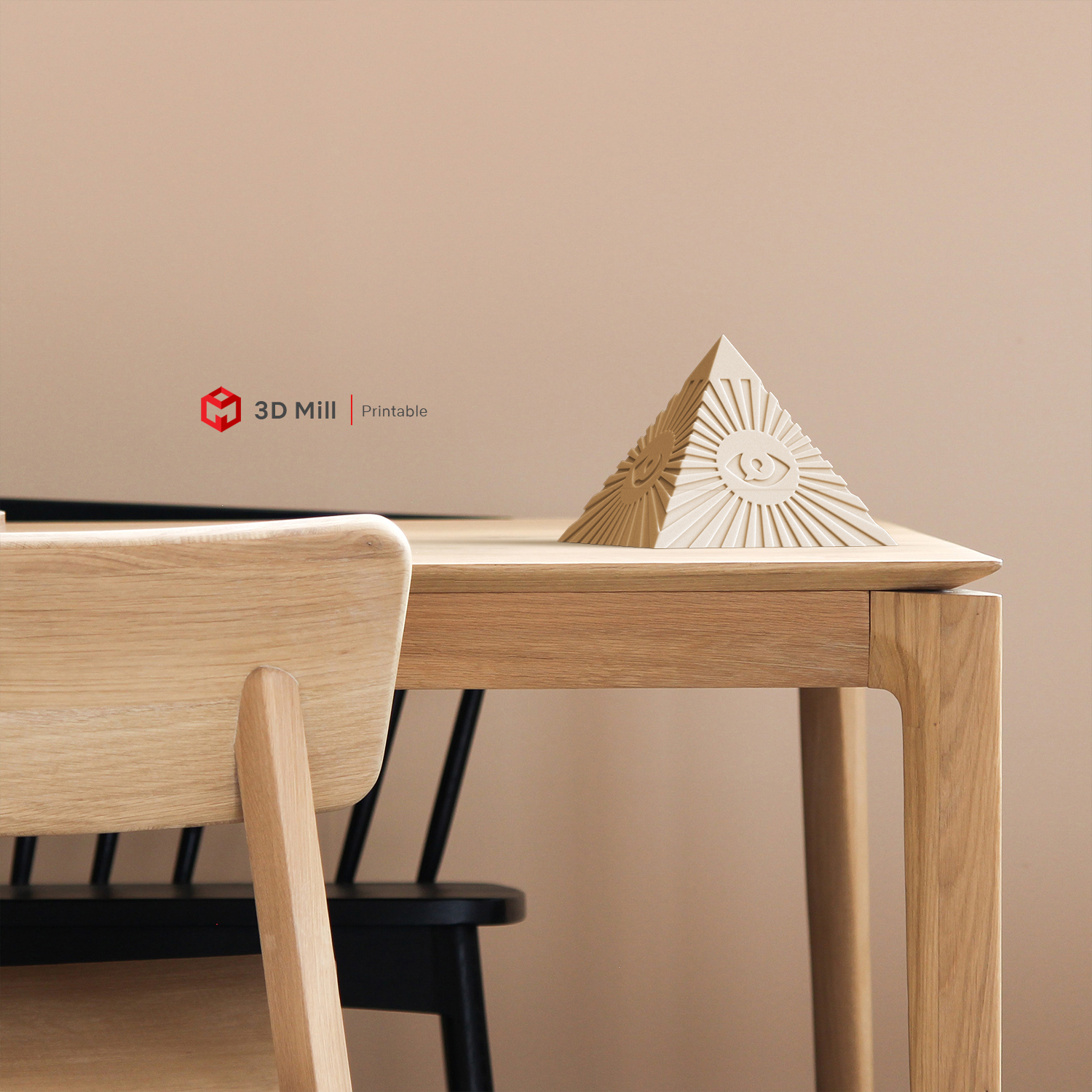 Free STL file Pyramid Stylized Box・3D printer model to download・Cults