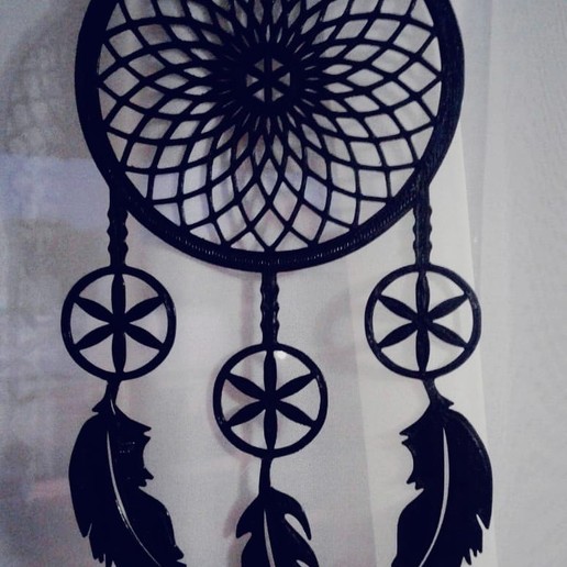 Download STL file DREAM CATCHER 2D • Design to 3D print ・ Cults