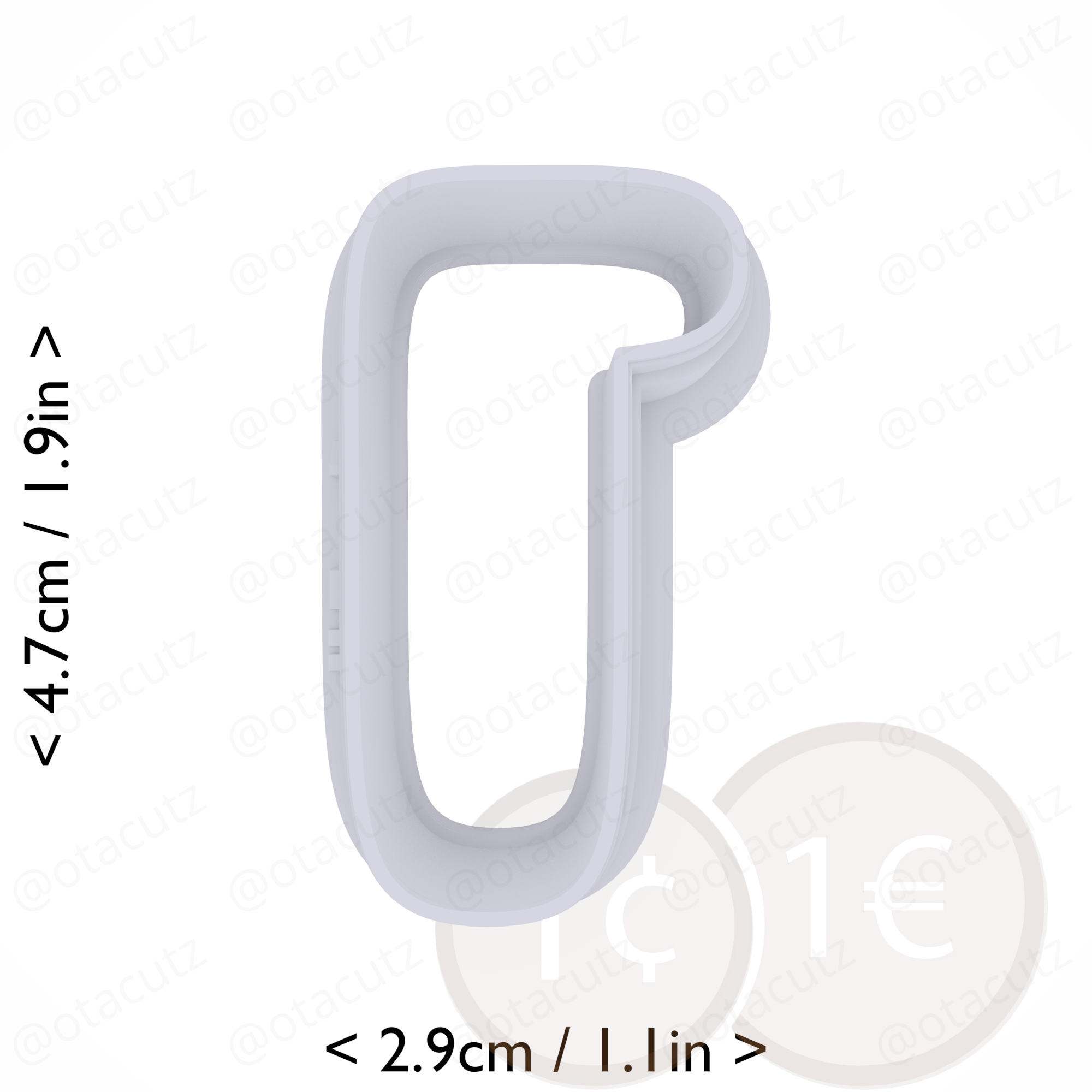 3D File Number One Cookie Cutter 1 5in 3 8cm 3D Printer Model To 3d-file-number-one-cookie-cutter-1-5in-3-8cm-3d-printer-model-to