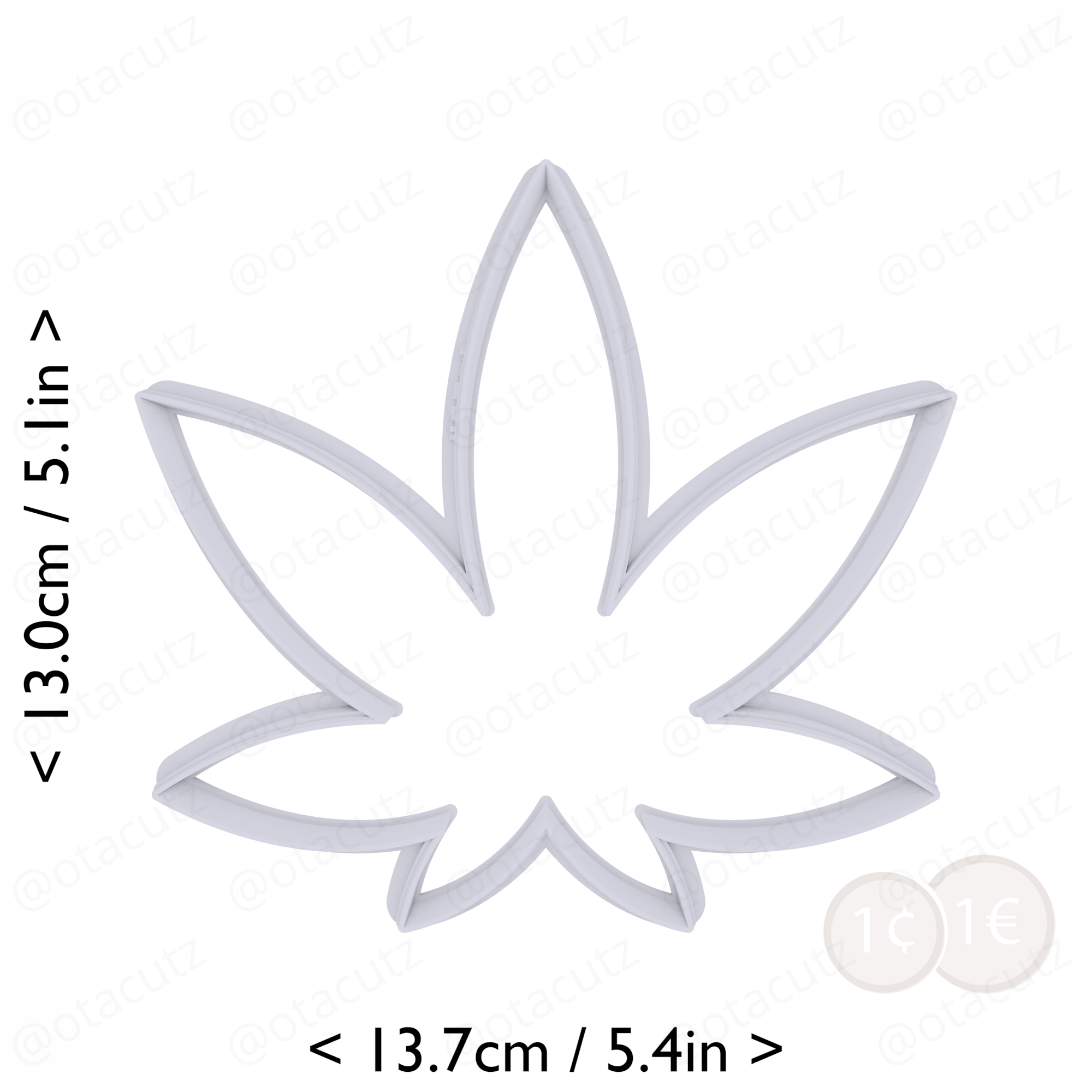 Marijuana Leaf Cookie Cutter: Make Fun Cannabis-Themed Treats (Multicolor Plastic)