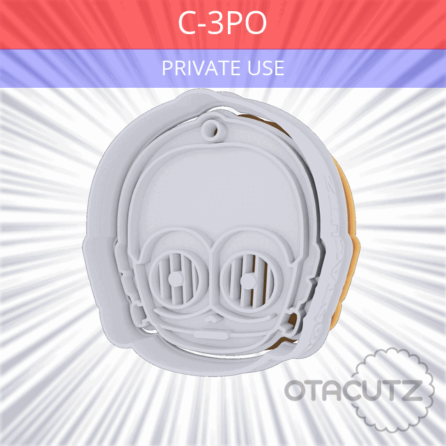 Free 3D file C3PO Cookie Cutter / SW 🍪・3D print model to download・Cults